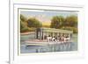 Glass Bottom Boat, Silver Springs, Florida-null-Framed Premium Giclee Print