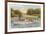Glass Bottom Boat, Silver Springs, Florida-null-Framed Premium Giclee Print