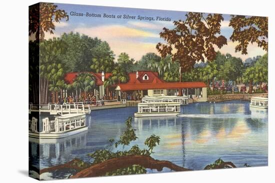 Glass Bottom Boats, Silver Springs, Florida-null-Stretched Canvas