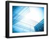 Glass Building Perspective View-Vladitto-Framed Photographic Print