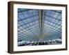 Glass Ceiling Interior of Charles de Gaulle International Airport, Paris, France-Jim Zuckerman-Framed Photographic Print