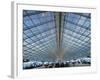 Glass Ceiling Interior of Charles de Gaulle International Airport, Paris, France-Jim Zuckerman-Framed Photographic Print