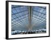 Glass Ceiling Interior of Charles de Gaulle International Airport, Paris, France-Jim Zuckerman-Framed Photographic Print