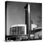 Glass Center Building under Construction on the Grounds of the 1939 New York World's Fair-Alfred Eisenstaedt-Stretched Canvas