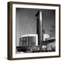 Glass Center Building under Construction on the Grounds of the 1939 New York World's Fair-Alfred Eisenstaedt-Framed Photographic Print