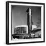 Glass Center Building under Construction on the Grounds of the 1939 New York World's Fair-Alfred Eisenstaedt-Framed Photographic Print