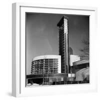 Glass Center Building under Construction on the Grounds of the 1939 New York World's Fair-Alfred Eisenstaedt-Framed Photographic Print