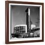 Glass Center Building under Construction on the Grounds of the 1939 New York World's Fair-Alfred Eisenstaedt-Framed Photographic Print