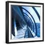 Glass Corridor In Office Centre-babenkodenis-Framed Photographic Print