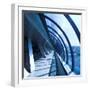 Glass Corridor In Office Centre-babenkodenis-Framed Photographic Print