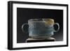 Glass Cup with Greek Name Engraved on Band, from Grave in Lomellina, Lombardy-null-Framed Giclee Print