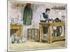 Glass Cutter Decorating Table Ware on a Carborundum Wheel, 1867-null-Mounted Giclee Print