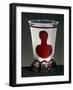 Glass Dedicated to Emperor Franz Joseph, Clear Glass Encased in Red Glass, 1854-null-Framed Giclee Print