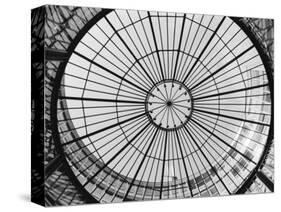 Glass Dome of the Stock Exchange Borse, Zurich, Switzerland-Walter Bibikow-Stretched Canvas