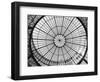 Glass Dome of the Stock Exchange Borse, Zurich, Switzerland-Walter Bibikow-Framed Photographic Print