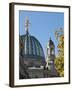 Glass Dome on the Kunstverein Building, Dresden, Germany-Michael DeFreitas-Framed Photographic Print
