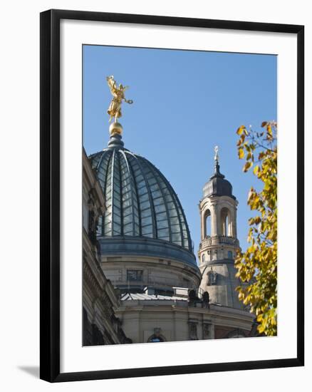 Glass Dome on the Kunstverein Building, Dresden, Germany-Michael DeFreitas-Framed Photographic Print