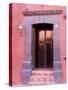 Glass Door Entrance,San Miguel, Guanajuato State, Mexico-Julie Eggers-Stretched Canvas