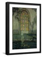 Glass Door onto the Garden-Henri Eugene Augustin Le Sidaner-Framed Giclee Print