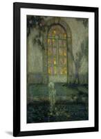 Glass Door onto the Garden-Henri Eugene Augustin Le Sidaner-Framed Giclee Print