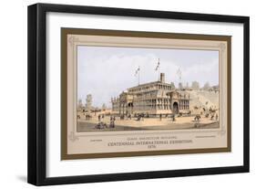 Glass Exhibition Building, Centennial International Exhibition, 1876-Thompson Westcott-Framed Art Print