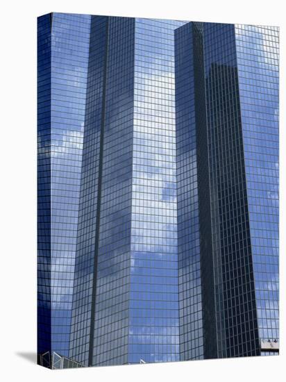Glass Exterior of a Modern Office Building, La Defense, Paris, France, Europe-Rainford Roy-Stretched Canvas