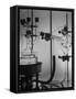 Glass Funnels, Beakers and Retorts Used in Chemical Experiments-null-Framed Stretched Canvas