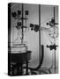 Glass Funnels, Beakers and Retorts Used in Chemical Experiments-null-Stretched Canvas