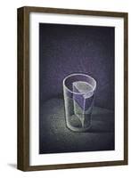 Glass Half Full with Water-null-Framed Giclee Print