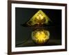 Glass Lamp in Different Layers Created by Acid and Grinding Processes-Emile Galle-Framed Giclee Print