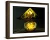 Glass Lamp in Different Layers Created by Acid and Grinding Processes-Emile Galle-Framed Giclee Print