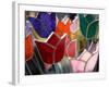 Glass Made Tulip Decoration in Keukenhof Gardens, Amsterdam, Netherlands-Keren Su-Framed Photographic Print