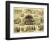 Glass Manufacturing, C1870-null-Framed Giclee Print