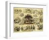 Glass Manufacturing, C1870-null-Framed Giclee Print