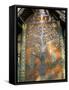 Glass Mosaic of Tree of Life on Wall of the 16th Century Sim, Wat Xiang Thong, Luang Prabang, Laos-Richard Ashworth-Framed Stretched Canvas