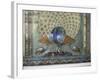 Glass Mosaic Peacock Dating from the Late 19th Century, in City Palace, Udaipur, India-Richard Ashworth-Framed Photographic Print