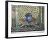 Glass Mosaic Peacock Dating from the Late 19th Century, in City Palace, Udaipur, India-Richard Ashworth-Framed Photographic Print