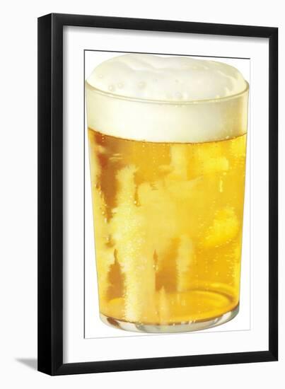 Glass of Beer-null-Framed Art Print