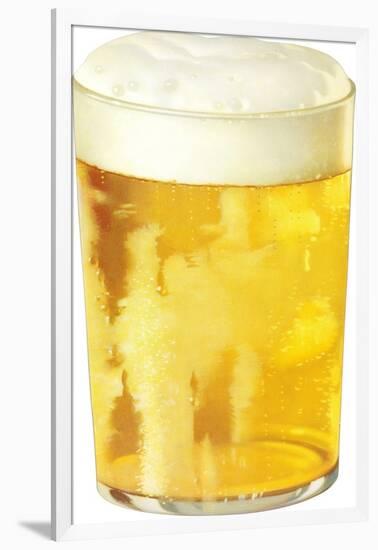 Glass of Beer-null-Framed Art Print