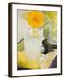 Glass of Lemonade with Flower, Lemons on Tray-Foodcollection-Framed Photographic Print