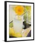 Glass of Lemonade with Flower, Lemons on Tray-Foodcollection-Framed Photographic Print