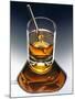 Glass of Liquor with Glass Stick-ATU Studios-Mounted Photographic Print