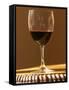 Glass of Red Chateau Belgrave, Haut-Medoc, Grand Crus Classee, France-Per Karlsson-Framed Stretched Canvas