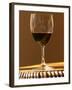 Glass of Red Chateau Belgrave, Haut-Medoc, Grand Crus Classee, France-Per Karlsson-Framed Photographic Print