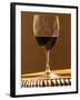Glass of Red Chateau Belgrave, Haut-Medoc, Grand Crus Classee, France-Per Karlsson-Framed Photographic Print