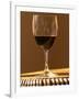 Glass of Red Chateau Belgrave, Haut-Medoc, Grand Crus Classee, France-Per Karlsson-Framed Photographic Print