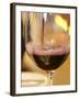 Glass of Red Wine, Restaurant Red at Hotel Madero Sofitel, Puerto Madero, Buenos Aires, Argentina-Per Karlsson-Framed Photographic Print