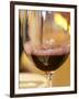 Glass of Red Wine, Restaurant Red at Hotel Madero Sofitel, Puerto Madero, Buenos Aires, Argentina-Per Karlsson-Framed Photographic Print