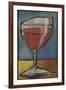 Glass of Red-Tim Nyberg-Framed Giclee Print