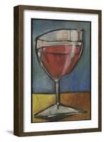 Glass of Red-Tim Nyberg-Framed Giclee Print